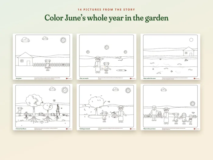 Color the Food Forest, preview 2