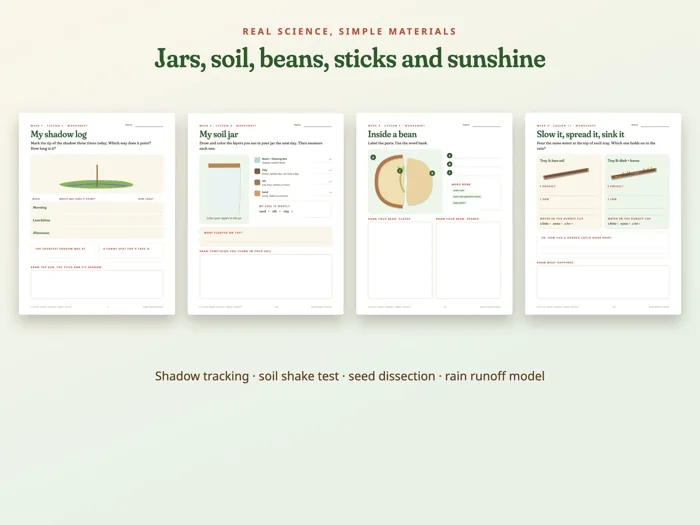 Little Food Forest Unit Study, preview 4
