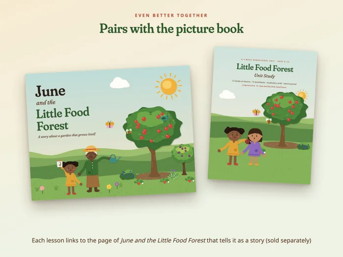 Little Food Forest Unit Study, preview 6