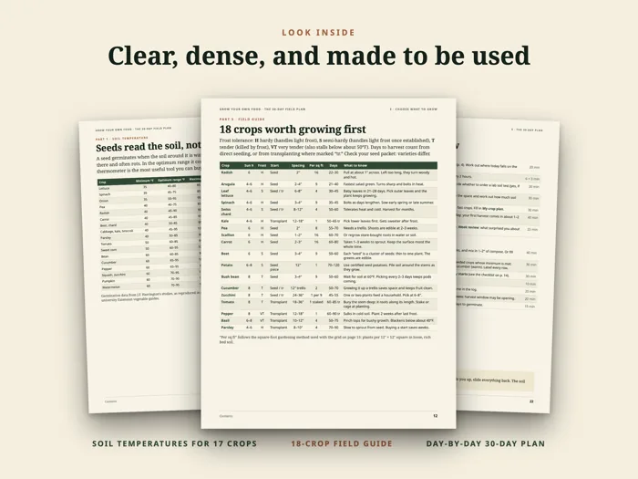 Grow Your Own Food: The 30-Day Field Plan, preview 2