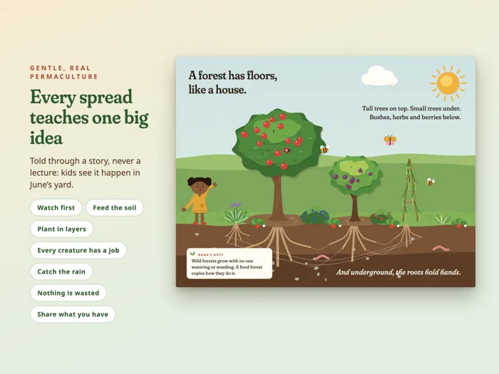 June and the Little Food Forest, preview 3